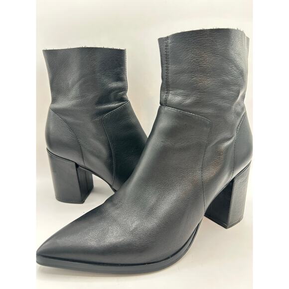 Tony Bianco Brazon Leather Heeled Bootie in Black Luxe Size 8.5 REVOLVE - Picture 5 of 10